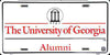 Georgia Alumni License Plate