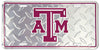 Texas A&M Diamond License Plate