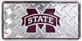 Mississippi State Bulldogs Diamond License Plate