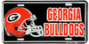 Georgia Bulldogs License Plate