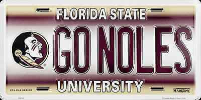 Florida State Seminoles License Plate Go Noles