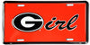 Georgia Girl License Plate