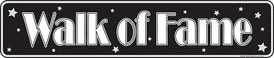 WALK OF FAME METAL STREET SIGN