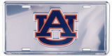 Auburn Tigers License Plate Chrome