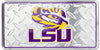 Lsu Tigers License Plate Diamond