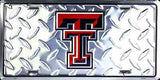 Texas Tech Diamond License Plate