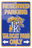 Kentucky Reserved Parking Wildcats Fans Only Metal Sign