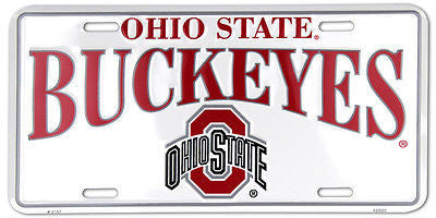Ohio State Buckeyes License Plate