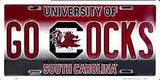 South Carolina Gamecocks License Plate