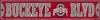OHIO STATE BUCKEYES STREET SIGN BUCKEYE BLVD