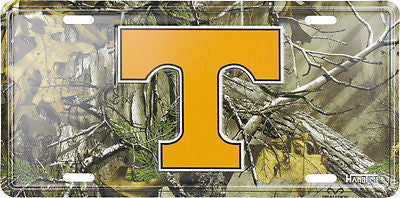 Tennessee Volunteers Camo License Plate