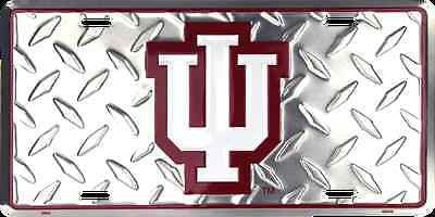 Indiana University Hoosiers Diamond License Plate