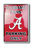 Alabama Fans Parking Only Metal Sign Large