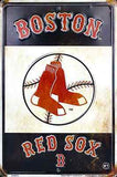 Boston Red Sox Retro Vintage Parking Sign