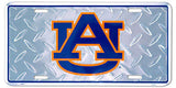 Auburn Tigers License Plate Diamond