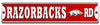 Arkansas Razorbacks Street Sign