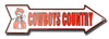 Oklahoma State Cowboys Country Arrow Sign