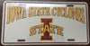 Iowa State Cyclones License Plate