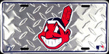 Cleveland Indians Diamond License Plate