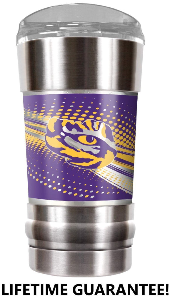 Lsu Tigers Drinkware Vacuum Insulated Stainless Steel Tumbler 20Oz