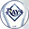 Tampa Bay Rays Round Baseball Sign