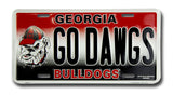 Georgia Bulldogs Plate Go Dawgs