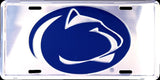 Penn State Chrome License Plate