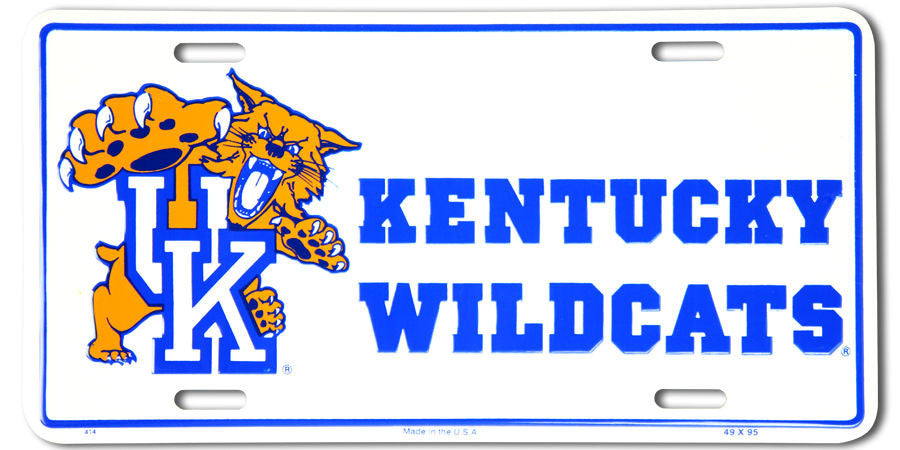 Kentucky Wildcats License Plate