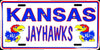 Kansas Jayhawks License Plate