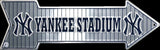 New York Yankee Stadium Arrow Sign