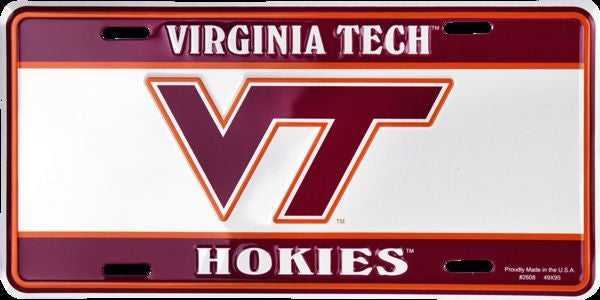 Virginia Tech License Plate