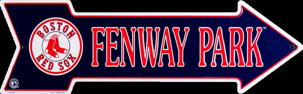 Boston Red Sox Fenway Park Metal Arrow Sign