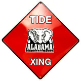 Alabama Crossing Sign Metal 12