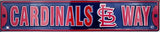 St. Louis Cardinals Way Street Sign