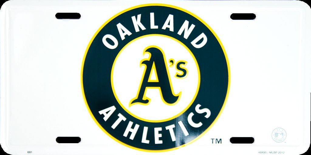 Oakland A'S Athletics License Plate