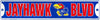 Kansas University Jayhawks Street Sign
