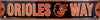 Baltimore Orioles Street Sign Orioles Way
