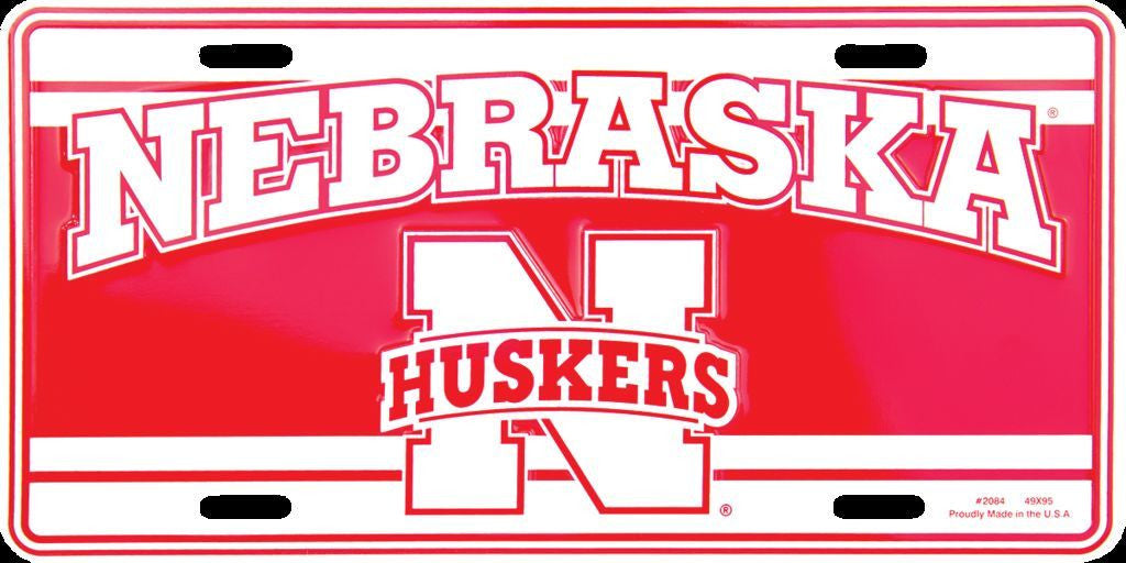 Nebraska Cornhuskers License Plate