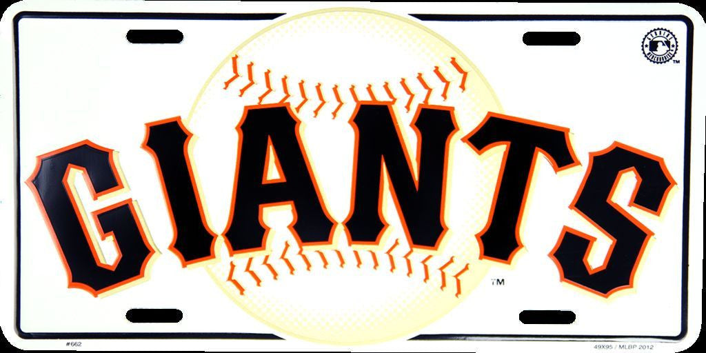 San Francisco Giants License Plate