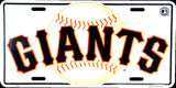 San Francisco Giants License Plate