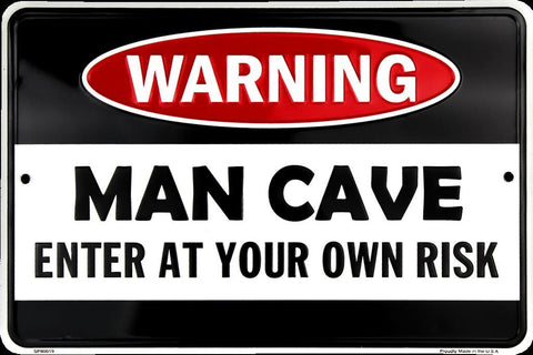 Welcome To The Beer Cave Sign