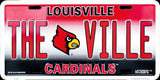 Louisville Cardinals The Ville License Plate