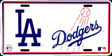 Los Angeles La Dodgers Car Truck Tag License Plate Embossed Dodgers Metal Sign