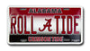 Alabama License Plate Roll Tide
