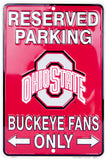 Ohio State Reserved Parking Buckeye Fans Only