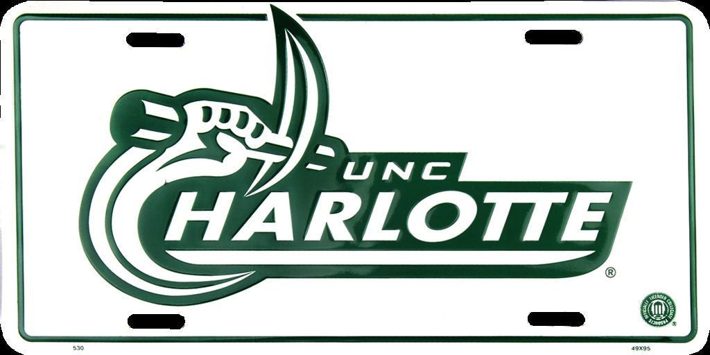 Unc Charlotte 49Ers License Plate
