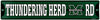 Marshall Thundering Herd Street Sign