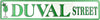 Duval St Metal Street Sign Embossed