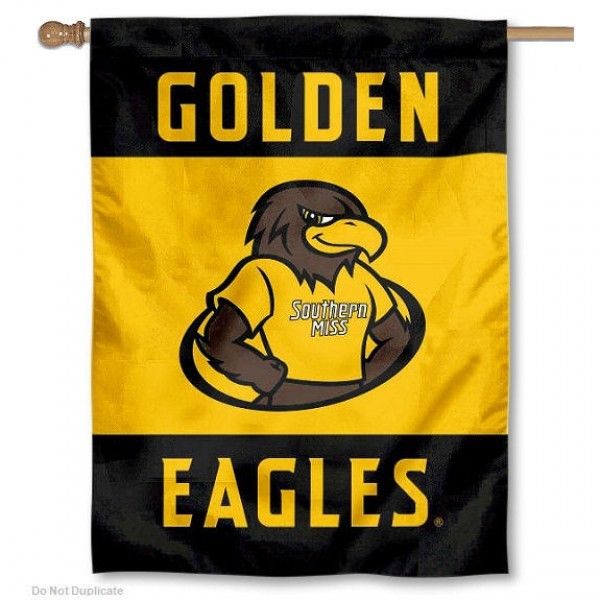 Southern Miss Golden Eagles Flag Banner Double Sided 30" X 40"