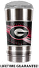 Georgia Vacuum Insulated Stainless Steel Tumbler 20Oz Travel Mug Bulldogs